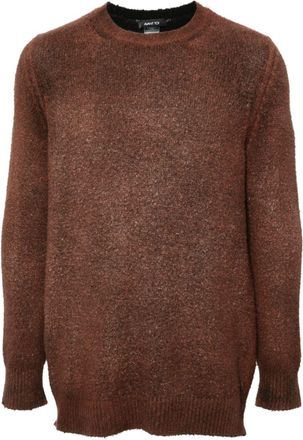 Avant Toi chunky-knit jumper - men - Cotton/Polyamide/Elastane - M - Brown