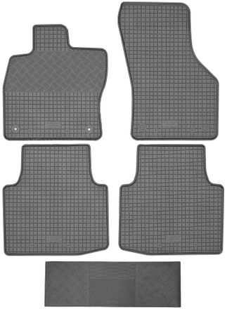 OEM Alfombrillas Rigum 903355 + Funda 900101 - Skoda Superb Iii Sed&aacute;n / Kombi / Liftback Desde 2015, Reposapi&eacute;s Av2 Delantero - Instalable