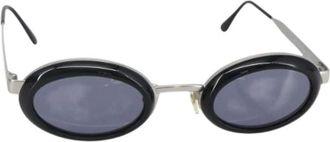 Chanel Pre-owned Accessories, female, Black, Size: ONE SIZE Pre-owned Plastic Sunglasses