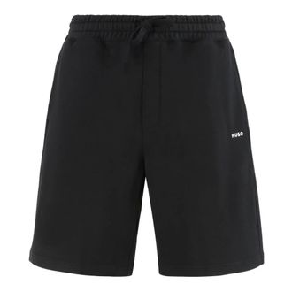 HUGO BOSS Heren, Korte broeken, Zwart, Maat: L Katoen