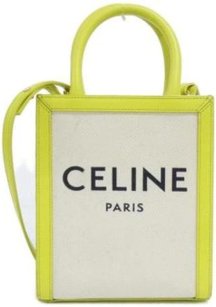 Celine Pre-owned Tote Bags, female, Yellow, Size: ONE SIZE Pre-owned Vintage Tote Bag