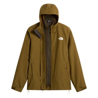 The North Face Fitness, Heren, Groen, 2Xl, Polyester, Quest Mono Triclimate 3-in-1 Jas