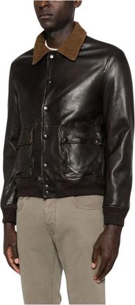 The Jack Leathers Jassen, Heren, Bruin, L, Katoen, Ottaviano Robuust Jas