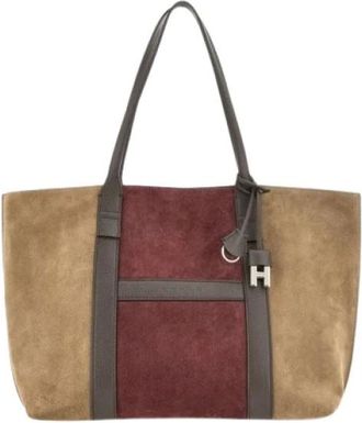 Hogan Shopping Bicolore - Dames - Shoppers - Veelkleurig - ONE Size - Leer - Tassen