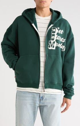 Diet Starts Monday Star Full Zip Sweatshirt in Pine at Nordstrom Rack, Size Xx-Large