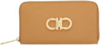 Ferragamo Womens Tan Calf Leather Wallet