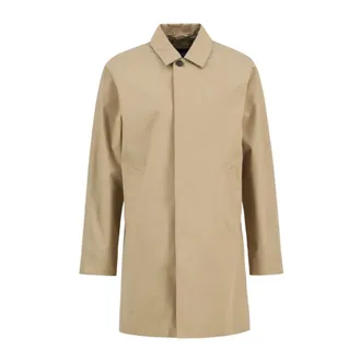 Barbour Single-Breasted Coats, male, Beige, Size: XL Mwb0856 MWB St72