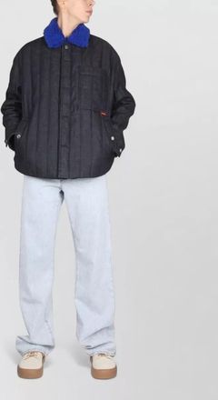 Sunnei faux fur collar puffer jacket