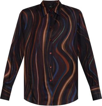 Paul Smith Camicia con stampa - Marrone