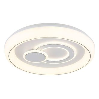 Netlighting Ruiz Semi Flush Ceiling Light White Matt 2x LED 2700 6000K