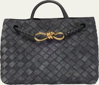 Bottega Veneta Small Andiamo Suede Tote Bag