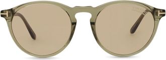 Tom Ford FT0904 AURELE 96E Mens Sunglasses Green Size 50