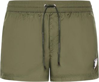 Dolce & Gabbana Short Boxer Zwemshorts - Heren - Strandmode - Groen - S - Polyester - Badmode