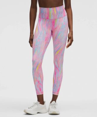 lululemon Wunder Train High Rise Tight - 25 In Rainbow