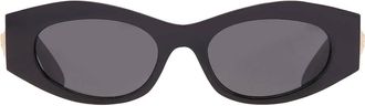 Versace Dark Grey Oval Mens Sunglasses VE4480U GB1/87 51