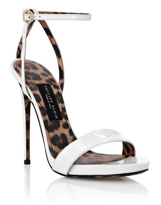Philipp Plein Sandalen Hoge Hakken Leopard