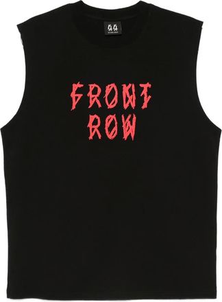 44 Label Group Canotta in cotone con stampa grafica - Nero