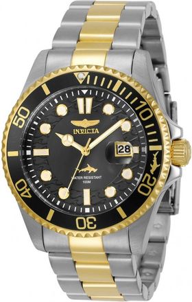 Invicta Pro Diver Quartz Black Dial Two-tone Mens Watch 30023