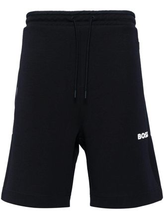 BOSS Shorts sportivi con stampa - Nero