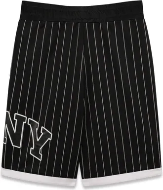 DKNY Stretch Polyester Bermuda Shorts - Black