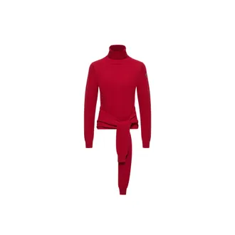 Moncler Moncler Wool & Cashmere Blend Turtleneck Sweater, Women, Red, Size: Xs
