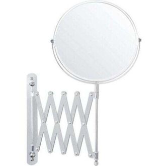 OEM Espejo De Pared Giratorio 360&deg;, Extensible, Con Aumento De 3x, De 22 X 21,7 Cm, Espejo De Ba&ntilde;o De Doble Cara De Acero Inoxidable
