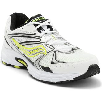 Saucony Gender Inclusive Ride Millennium Sneaker in White/Silver/Yellow at Nordstrom, Size 11.5
