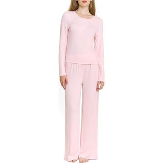 Honeydew Intimates Blissful Pointelle Pajamas in Flora at Nordstrom, Size X-Large