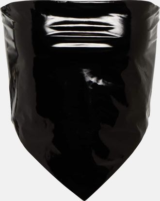 Rotate Laminated bustier