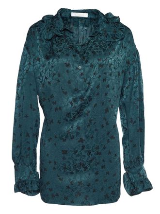 Chlo&eacute; silk shirt - Green