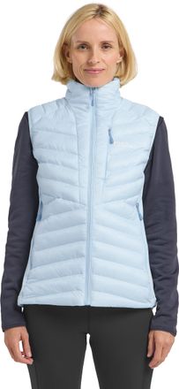 Jack Wolfskin Funktionsweste JACK WOLFSKIN ROUTEBURN PRO INS VEST W, Damen, Gr. L (42/44), blau (ice, blau), Oberstoff: 100% POLYESTER ; Kontrast:100% POLYESTER ; F