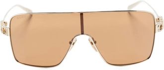Gucci Occhiali da sole con logo - Oro