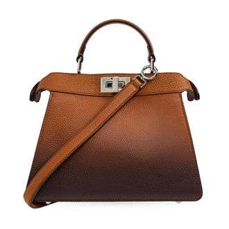 Fendi Peekaboo ISeeU Small - female - Fendi - Handbags - Brown - ONE SIZE - Bags