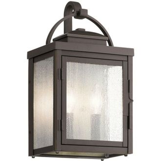 Kichler Kichler - Elstead Carlson Outdoor Wall Lantern Rubbed Bronze, IP44