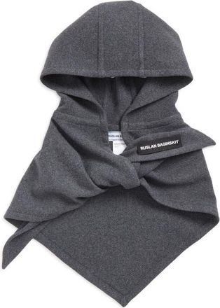 Ruslan Baginskiy Houstka Wool Blend Headscarf in Grey at Nordstrom