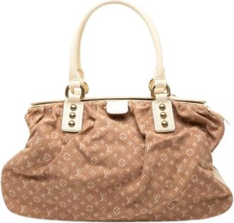 Louis Vuitton Pre-owned Handbags, female, Brown, Size: ONE SIZE Pre-owned Trapeze GM
