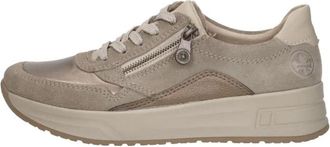 Rieker Sneakers Laag - Dames - Sneakers - Beige - 36 EU - Schoenen