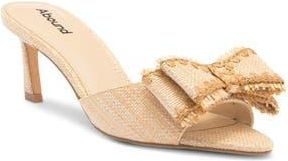 Abound Janice Raffia Bow Sandal in Beige Sand Raffia at Nordstrom Rack, Size 9.5