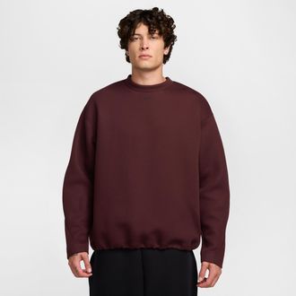 Nike Mens Tech Fleece Crew in Red | HJ2938-652
