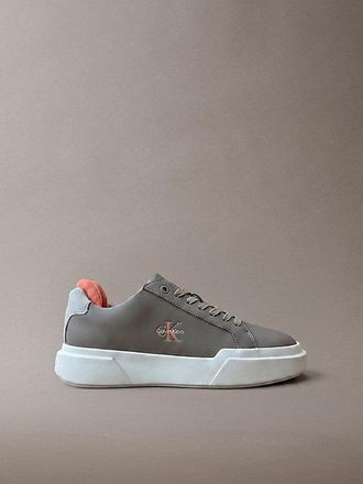 Calvin Klein Leren Duurzame Chunky Sneakers Met