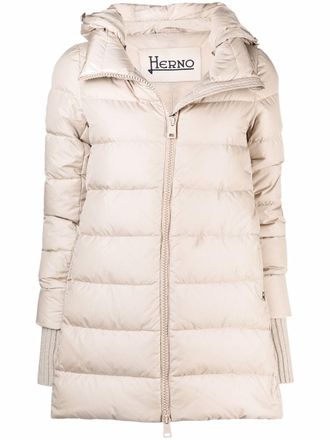 Herno A Shape midi-donsjack