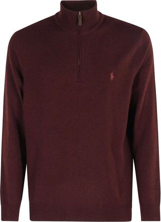 Polo Ralph Lauren Maglione Dolcevita a Maniche Lunghe - - Knitwear - Uomo - Marrone - M
