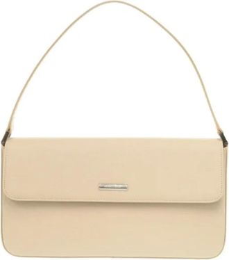 Burberry Pre-owned Handbags, female, Beige, Size: ONE SIZE Pre-owned Leather handbags