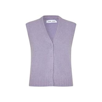 Sams&oslash;e & Sams&oslash;e Cardigans, female, Purple, Size: XS Sajeanne Cardigan