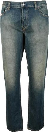 Diesel Slim-fit Jeans, male, Blue, Size: W34 Cotton Denim Jeans