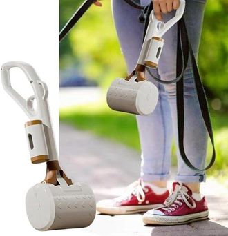OEM Recolector De Excrementos Para Perros Grandes Y Peque&ntilde;os - Con Bolsa - Marr&oacute;n