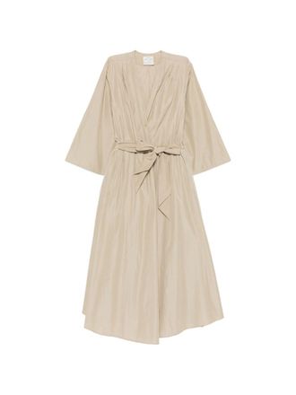 Forte_Forte Womens Cotton Blend Midi Dress