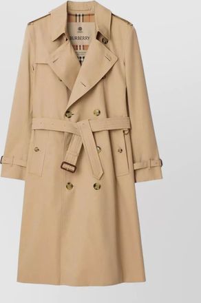 Burberry cotton long trench coat