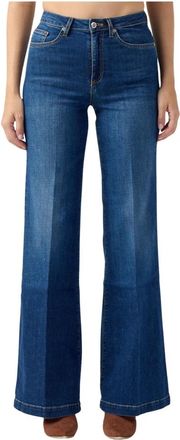 Ermanno Scervino Jeans Flair - Dames - Flared Jeans - Blauw - S - Katoen - Jeans
