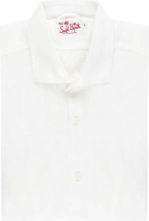 MC2 Saint Barth Camicia a maniche lunghe in lino - Bianco